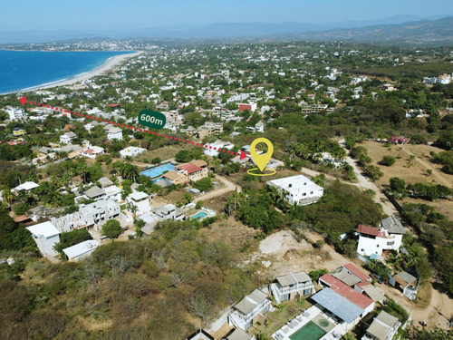 Excelente Terrenos Con Vista Al Mar En La Parte Alta De Punta Zicatela, Puerto Escondido