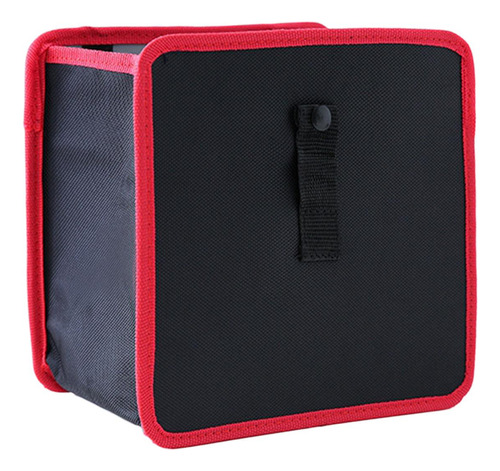 Cubo De Basura Plegable Para Coche, Bolsa De Basura Rojo