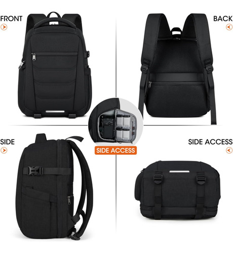 Bolsa Para Cámara Mochila Profesional Para Dslr Slr Mirr...