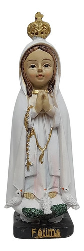 Estatua Juvenil Virgen Fatima Bebe 11cm (italy)