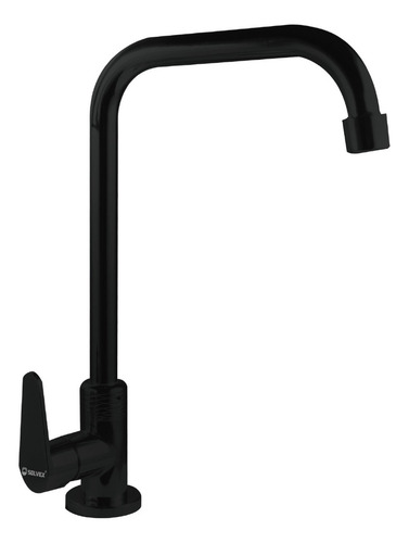 Solvex Llave Individual Para Fregadero Negro Mate Sp-31603-n
