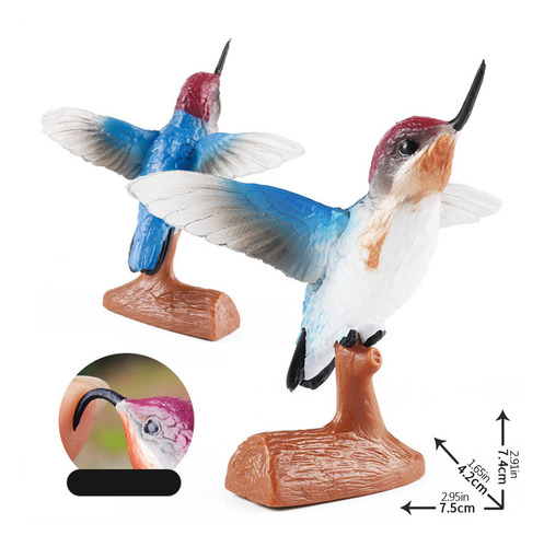 Figuras De Colibrí Figuras De Pájaros Decoración En Maceta C