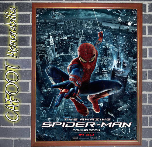 Spiderman El Hombre Araña Poster Enmarcado Saga Peliculas