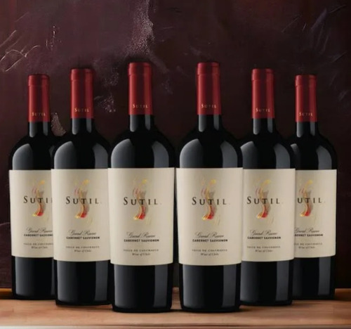 Vino Sutil Gran Reserva Cabernet Sauvignon 750ml Pack 6 Un