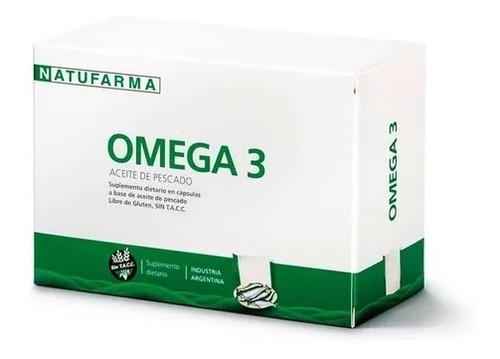 Omega 3 Natufarma Aceite De Pescado 1000mg Colesterol 60caps