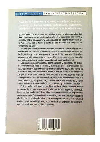 La Protesta Social En La Argentina (1990-2004)
