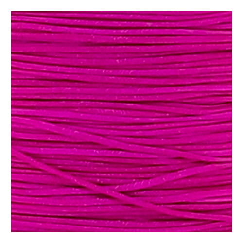 Pulsera San Benito Medalla Colgante Plata 925 Tejido Magenta 0 Mm