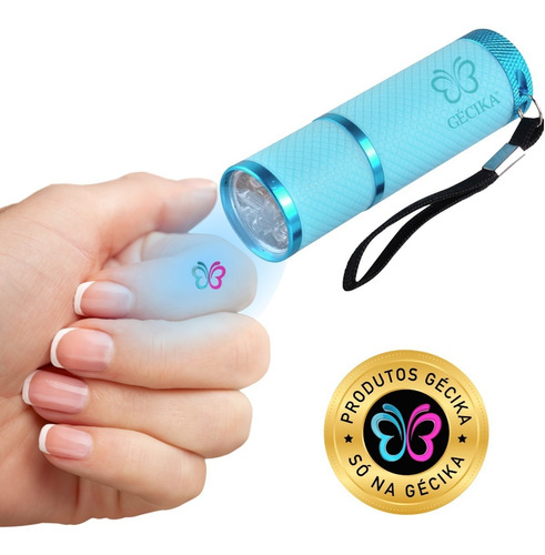 Imagem 1 de 5 de Cabine Portatil Lanterna Unhas Led Uv Seca Gel Acrigel Fibra