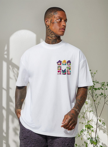 Camiseta Masculina Camisa Goku Dbz Oversized Dragon Ball