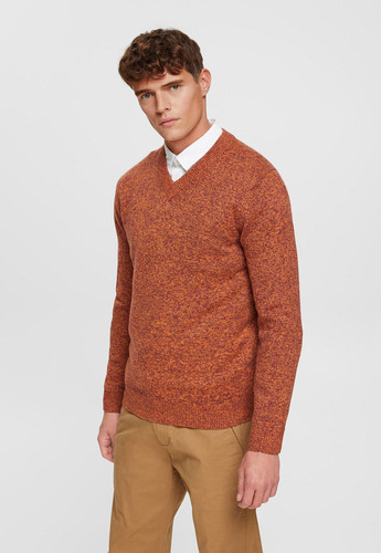 Sweater De Punto Bicolor Hombre Esprit 102ee2i301