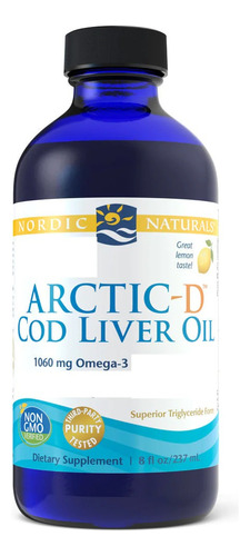 Nordic Naturals - Aceite De Hígado De Bacalao + Vit D 1060mg
