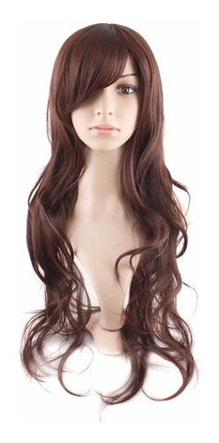 ! Peluca 60cm Negro Color Pelo Liso Natural !