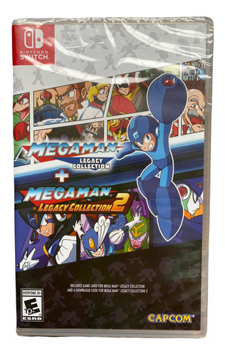 Megaman + Megaman 2 Legacy Colección Nintendo Switch Nuevo