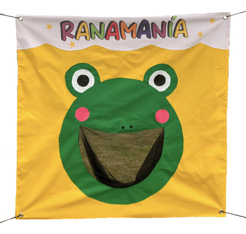Juego De Lanzamiento De Pelota Para Niños Lona Rana