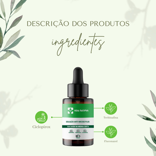 Solução Anti Micose Plus 2% 30ml Antimicótico Para Unhas Incolor