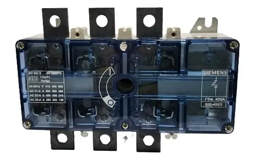 3点 Chave Secc Rotativa Trip 400a S32-400/3 Siemens | MercadoLivre