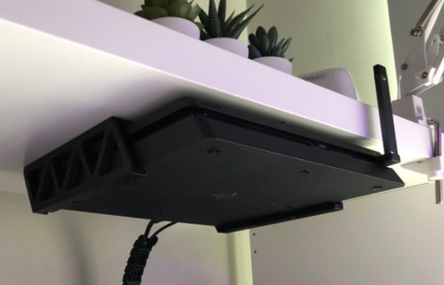Soporte Ps4 Slim De Mesa Y Estante Fijación Horizontal