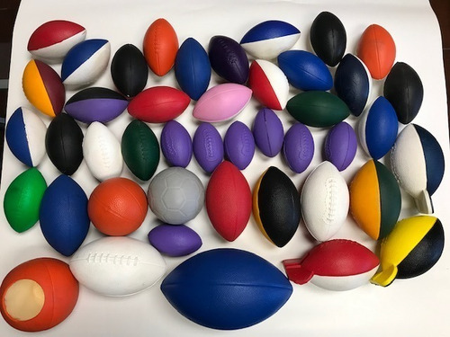 Pelotas Hule Espuma Bolsa C/45 Pz. Dif. Tam. Playa-antiestre