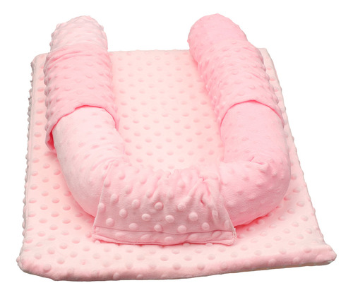 Tumbona Rosa Para Bebés, Cojín De Lactancia, Antiregurgitos