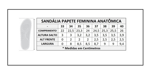 Imagem 7 de 7 de Papete Feminina Palmilha Couro Sandália Conforto Anatômica