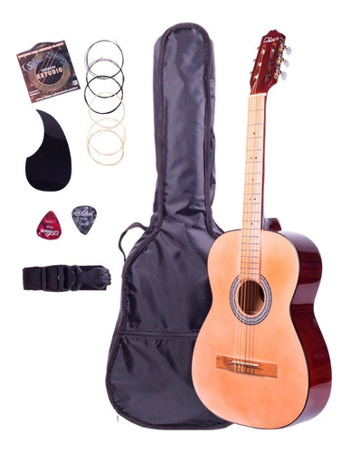 Imagen 1 de 3 de Guitarra Acústica Hecha En Paracho, Paquete Con Accesorios