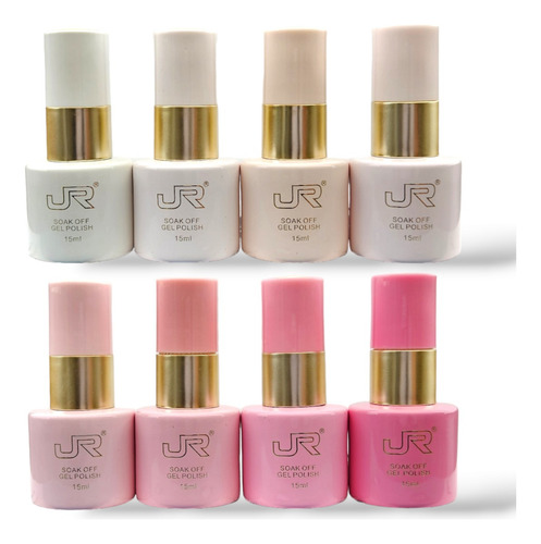 Gamas Gel Semipermanente Jr 8 Piezas 15ml Gel Polish Color Gama D