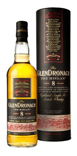 Glendronach 8 Años Single Malt Scotch Whisky Estuche 46%