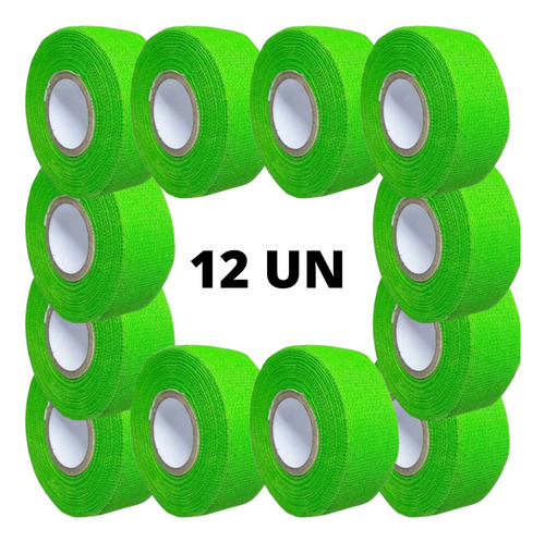 Kit 12 Un Fita Protetora Dedos Bantex Bandagem 25mm X 15m