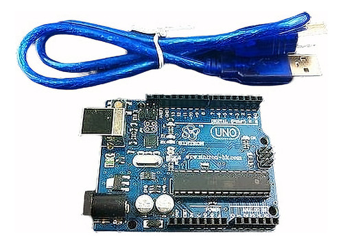 Arduino Uno R3 V3 Atmega328p + Cable Usb + Referencia Estudi