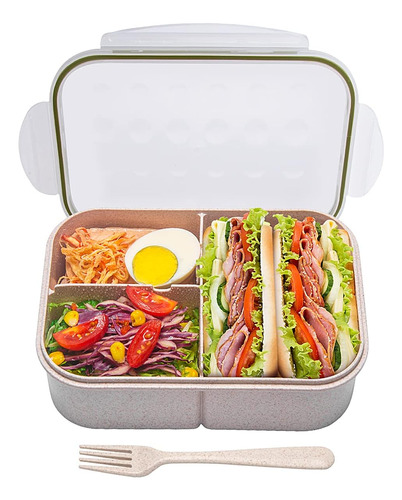 Bento Box, Bento Box, Caja De Comida Para Adultos, Contenedo