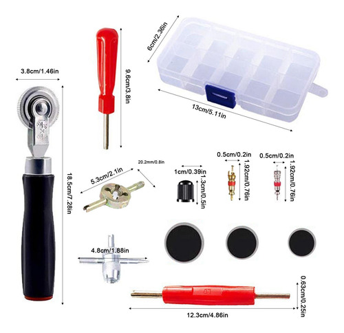 Juego De Tapones Para Neumáticos Kit De Herramientas Emergen