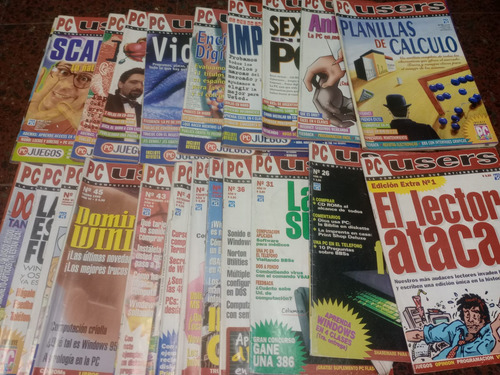 Lote 23 Ejemplares Revista Pc Users