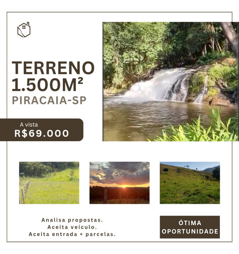 Terreno Em Piracaia-sp Perto Da Cachoeira Já Pode Construir 