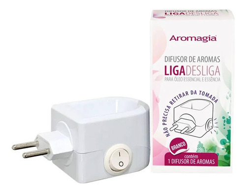 Difusor De Aromas Com Botão Liga E Desliga - Aromagia