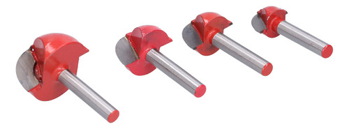Broca Fresadora Cnc Con Rodamiento De Bolas, 4 Piezas