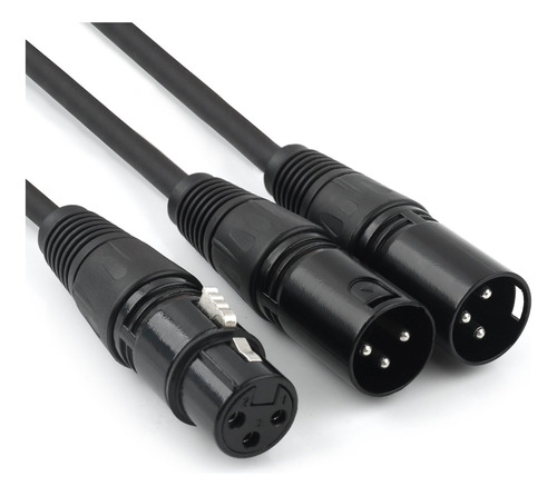 Disino - Cable Divisor Xlr, De 3 Pines Xlr Hembra A Doble Xl