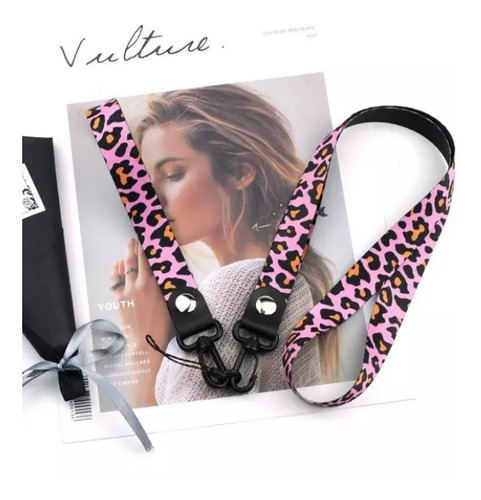 Pack Lanyard Animal Print, Porta Credencial + Llavero