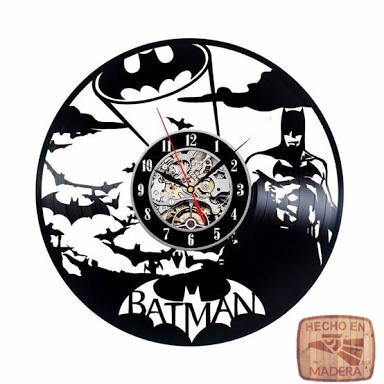 Reloj Corte Laser 0819 Batman Murcielagos Ciudad Señal