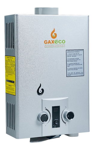 Calentador De Agua Instantáneo Gaxeco Eco-6000 Gas Lp