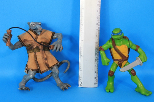Splinter & Leonardo Tmnt Viacom Tortugas Ninja (Usado)