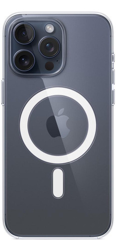 Forro iPhone 15 Pro Importado Magsafe Transparente 