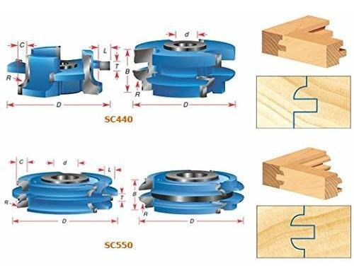 Herramienta Sc540 2 Pc 3 Wing Punta Carburo Stile Rail