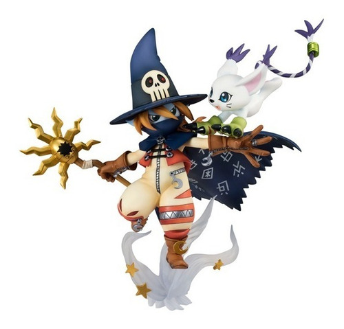 Set De Figuras G.e.m. De Digimon Wizarmon Y Tailmon Nuevas!!
