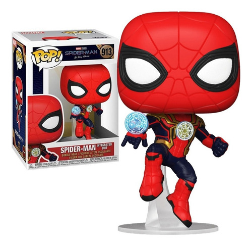 Funko Pop Spiderman 913 Hombre Araña Traje No Way Protector