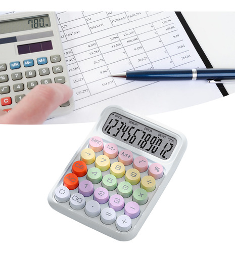 Calculadora Colorida Calculadora Electrónica Con Teclado Mec