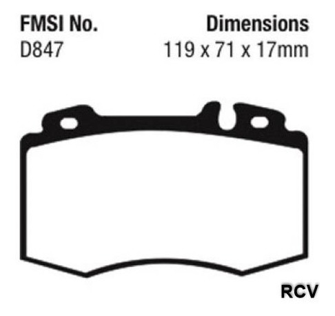 Balatas Disco  Delantera Para Mercedes Benz Slk55 Amg  2010