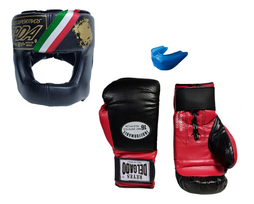 Careta De Barra Para Box, Guantes Box Y Protec. Bucal Zepeda