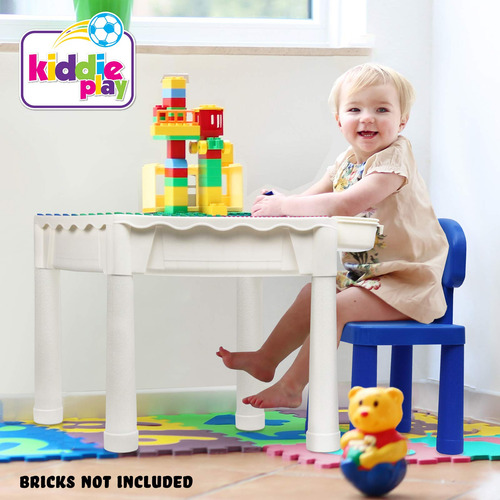 Mesa De Bloques De Construcción Para Niños 7 En 1 Juego De