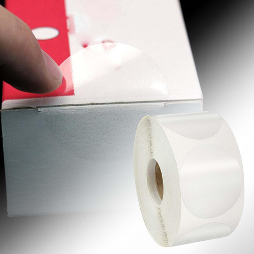 500 Uds. Sellos Transparentes Minoristas, Etiquetas De 5cm