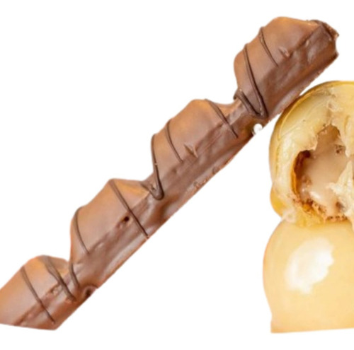 Bala Baiana Caramelizada Brigad Branco E Kinder Bueno 15 Uni